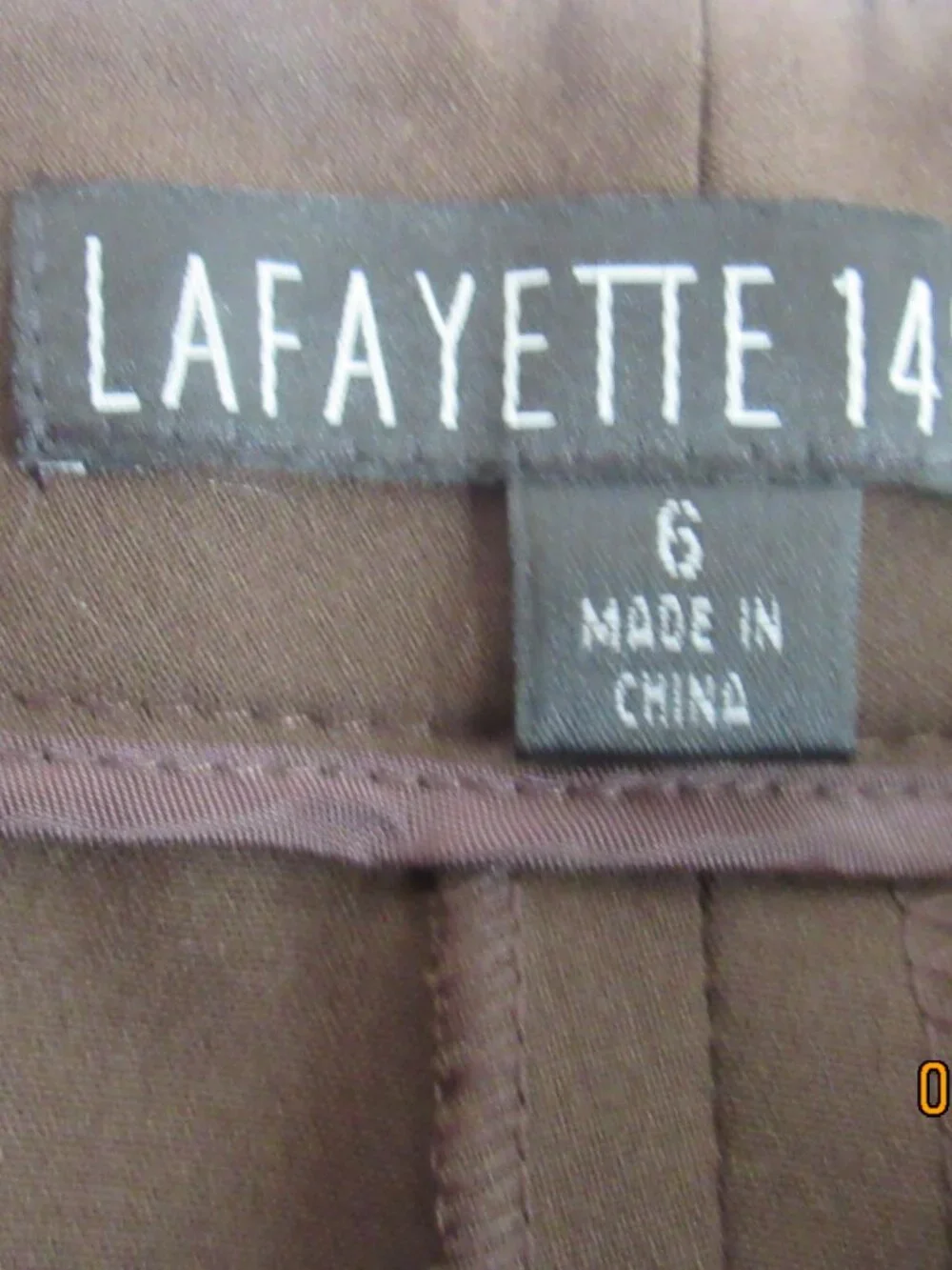 Lafayette 148 New York brown pants